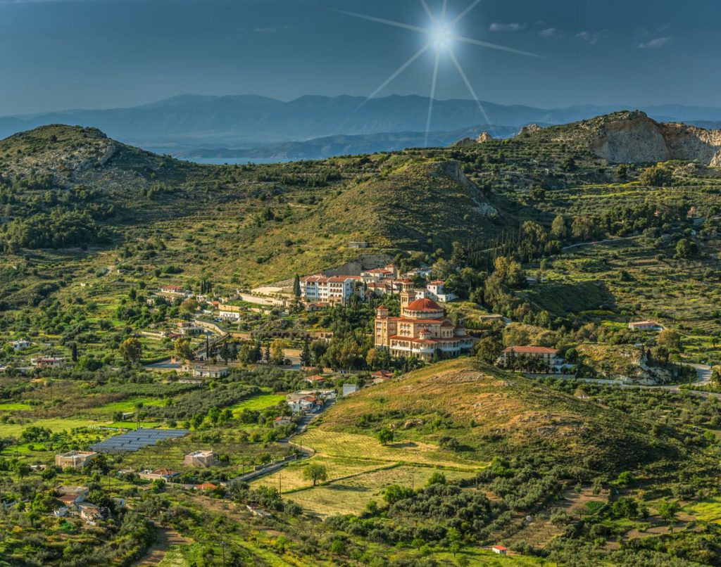 Birds Eye View of Agios Nektarios